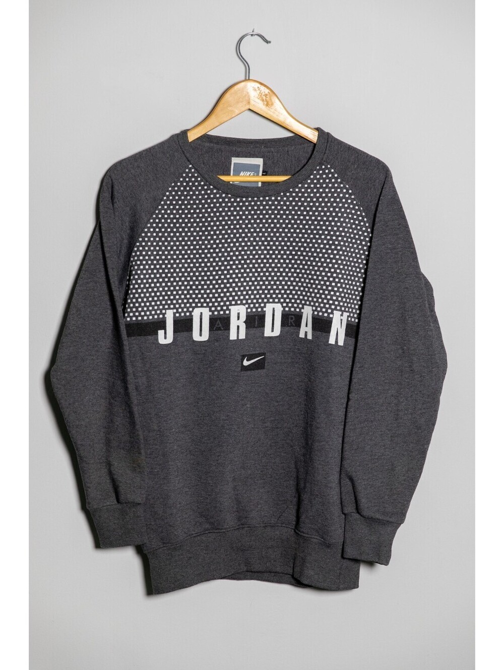 Nike Jordan Crewneck Vintage 90s Made in USA Gray Men's L